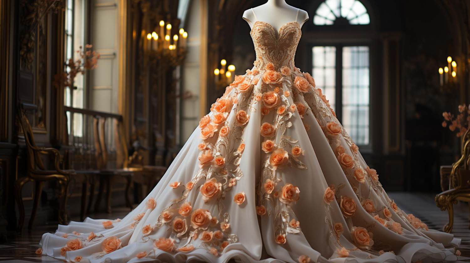 designer wedding gown